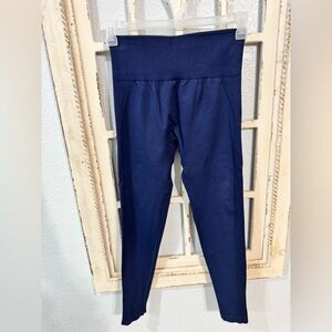 Navy Blue Leggings size Large